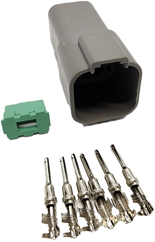 6-Pin Deutsch Socket (DT04-6P)