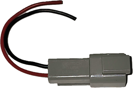 2-Pin Deutsch socket with wire tail (PAIR)