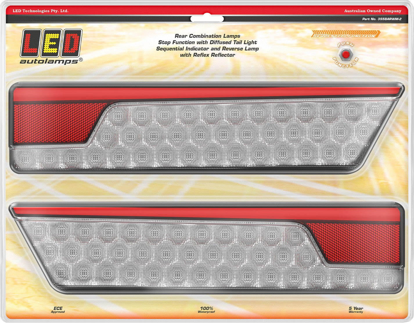 355 Series Clear LED (PAIR)
